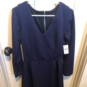 Melissa Masse made to measure navy dress